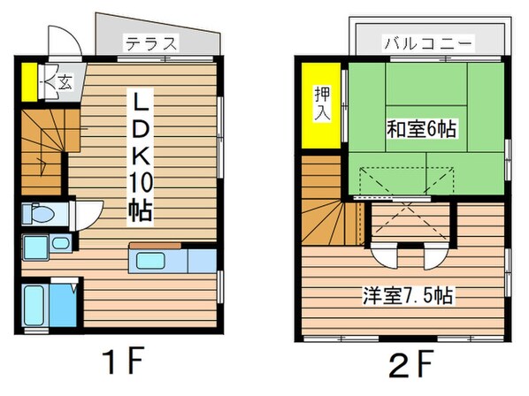 コートハウスグレの物件間取画像